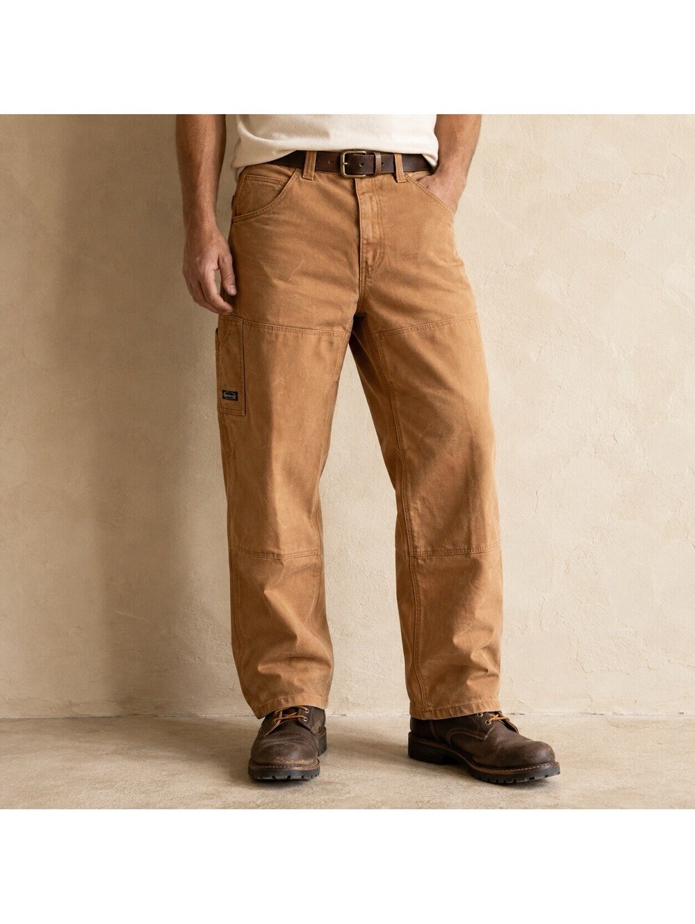 Arborwear Canvas Work Pants Mens 42x32 Carpenter Arborist Utility Brown Cotton